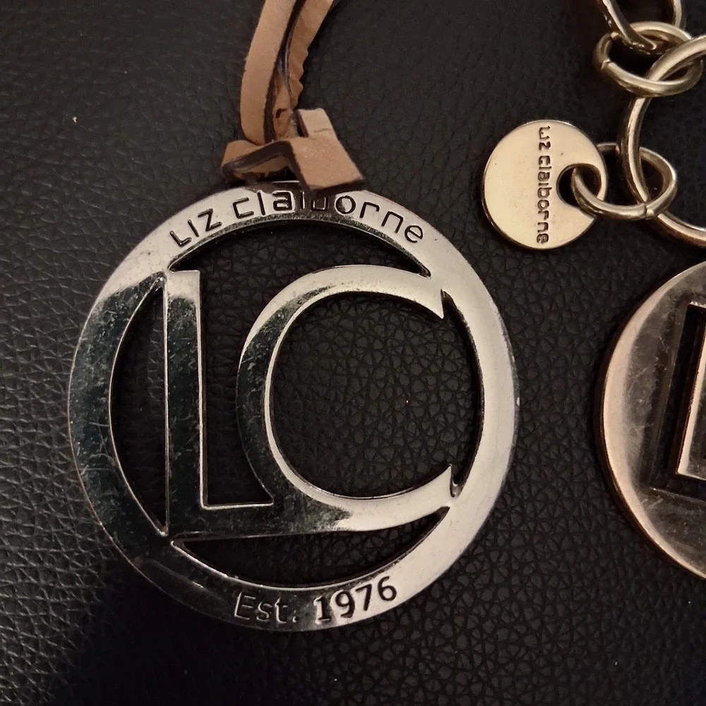 Vintage Y2K‎ Liz Claiborne Bag Fob Charms Keychains Lot Of 2